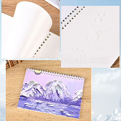 Cahier à spirales A5 à feuilles mobiles avec collection d'autocollants&nbsp;AJEW-WH20019-17J
