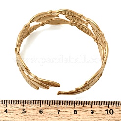 Браслеты-манжеты из нержавеющей стали 304 в форме рыбы для женщин&nbsp;BJEW-A155-02G