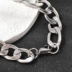 201 Edelstahl-Panzerkettenarmbänder für Herren&nbsp;STAS-T077-22A-03P