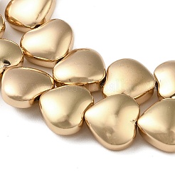 Стеклянные бусины с гальваническим покрытием &nbsp;EGLA-H109-12-03