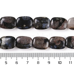 Brins de perles de glaucophane naturel&nbsp;G-C141-C01-02