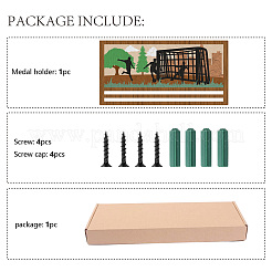 Деревянная подставка для медалей&nbsp;AJEW-WH20030-007