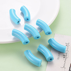 Непрозрачные акриловые бусины&nbsp;MACR-S372-001B-S012