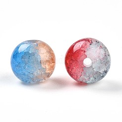 Окрашенные в духовке имитация нефрита стеклянные бусины&nbsp;X1-DGLA-S115-10mm-MY