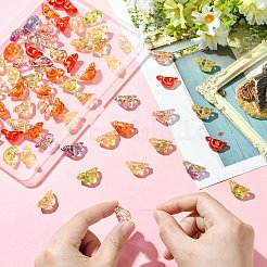 70pcs 7 Farben handgemachte Bunte Malerei-Perlen&nbsp;LAMP-CJ0002-99