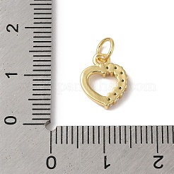 Подвески из латуни и прозрачного циркония с покрытием стойки&nbsp;KK-L216-013G