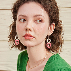 140 шт. 7-х цветные деревянные соединительные подвески&nbsp;WOOD-NB0002-21