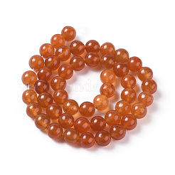 Hilos de abalorios de jade blanco natural&nbsp;G-G796-04B-03