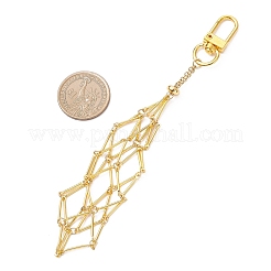 Pochette en fer vide porte-pierre pendentif décoration&nbsp;HJEW-JM04500-01