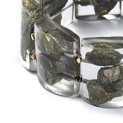 Bracciali elasticizzati in pirite naturale&nbsp;BJEW-G702-06A