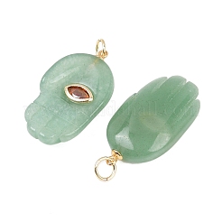 Естественный зеленый авантюрин подвески&nbsp;G-Z134-05A