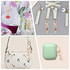 Подвесные украшения из эмали из сплава 15 шт.&nbsp;HJEW-YW00250