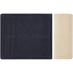 2 housse de protection pour poignée de porte de voiture en similicuir&nbsp;AJEW-CL0002-56B