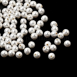 Жемчужные бусины с гальваническим покрытием&nbsp;BSHE-B008-05A-3mm