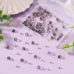 120 pièces 4 styles de perles de verre galvanoplastie&nbsp;EGLA-TADJ0001-13B