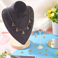 10шт латунные микропаве прозрачные кубические циркониевые подвески&nbsp;KK-TA0002-85