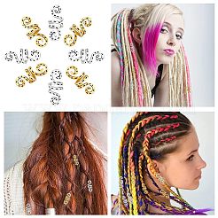 Манжеты из сплава для волос с покрытием&nbsp;OHAR-PH0001-18-RS