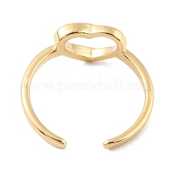 Кольца-манжеты из нержавеющей стали 304 в форме сердца на день святого Валентина X-RJEW-D002-26G