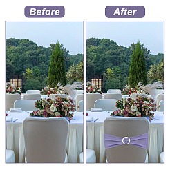 Polyester-Stretch-Stuhlschärpen für Hochzeitsempfang&nbsp;AJEW-WH0041-20