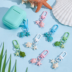 20 pendentif décoratif en turquoise synthétique&nbsp;HJEW-PH02441