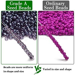 ФГБ 8/0 сорт А круглый стеклянный бисер&nbsp;SEED-Q011-3mm-01