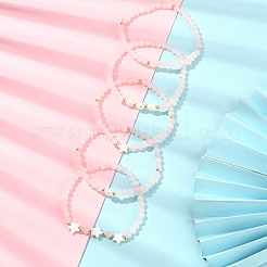 Ensemble de bracelets extensibles en perles naturelles et synthétiques&nbsp;BJEW-JB09495