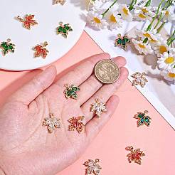 6шт латунные подвески из кубического циркония&nbsp;JX597A