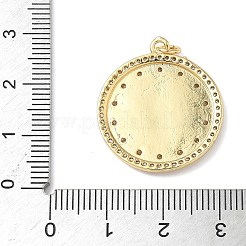 Латунные микро проложить кубического циркония подвески&nbsp;KK-Q068-31B-G