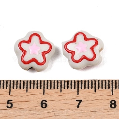 Фарфоровые эмалевые бусины ручной работы&nbsp;PORC-G016-06A