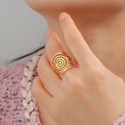 Регулируемые манжетные кольца из нержавеющей стали 304&nbsp;RJEW-L129-05G