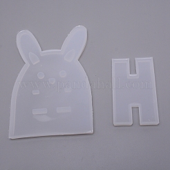 Hasen-Handyhalter-Silikonform&nbsp;DIY-WH0176-14