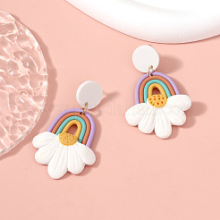 Серьги-гвоздики из полимерной глины&nbsp;FS-WG2D94C-01