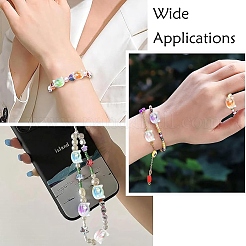 30шт УФ-покрытие Радужные переливающиеся акриловые бусины&nbsp;OACR-YW0003-53