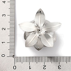 Подвески из латуни с покрытием стойки и искусственным жемчугом из АБС-пластика&nbsp;KK-S406-04G-B