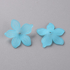 Матовые акриловые колпачки из бисера MACR-S371-05A-755