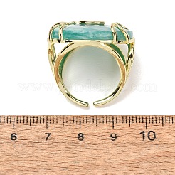 Bagues de manchette en amazonite naturelle&nbsp;GG-CBA5FCC-02G-06