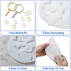 DIY Schlüsselbund machen Kits&nbsp;DIY-YW0018-54