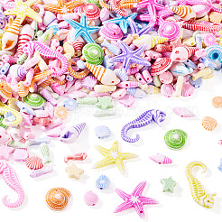 200 г акриловые бусины в стиле «океан»&nbsp;SACR-TA0001-48