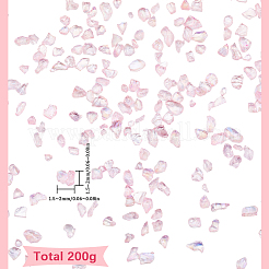Mestiere di vetro frantumato placcato trasparente&nbsp;GLAA-SC0001-98A-03