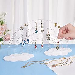 Акриловый дисплей серьги стойки&nbsp;EDIS-WH0029-11B