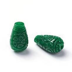 Myanmar natural de jade / cuentas de jade burmese&nbsp;G-L495-05