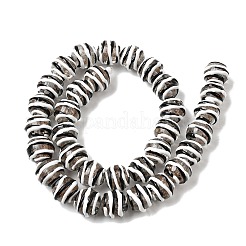 Бусины ручной работы из эмали с золотым песком&nbsp;LAMP-B035-03D