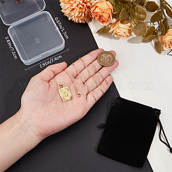 1 pz pendenti in ottone&nbsp;NJEW-BBC0001-18O