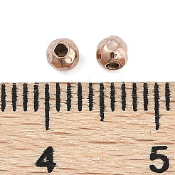 Strukturierte Perlen aus chirurgischem Edelstahl 316&nbsp;STAS-M106-01C-RG