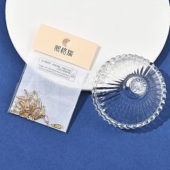 Trapezförmige Verbindungsstücke aus Messing mit Zirkonia-Pavé&nbsp;XGRQ2O349-444G
