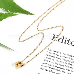 Collares colgantes de acero inoxidable 304 con revestimiento iónico (IP)&nbsp;NJEW-R050-01G-07
