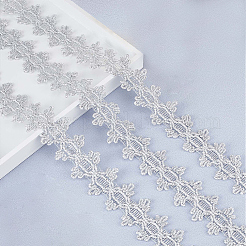 Кружевные ленты из полиэстера&nbsp;OCOR-WH0082-20B