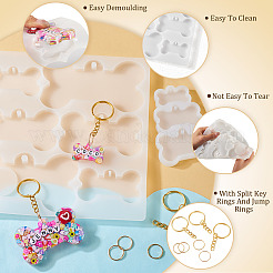 2шт 2 стиля подвески силиконовые Молды для самостоятельного изготовления&nbsp;SIMO-TA0001-10