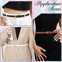 4 ceinture en cuir PU bicolore&nbsp;AJEW-WH20816-276AG-01