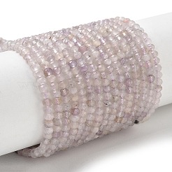 Facettierten natürlichen Amethyst Perlen Stränge&nbsp;G-RM241221-N6